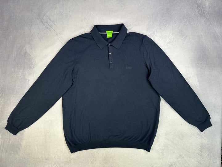 Hugo Boss Extrafine Merino Sweater - Size Regular Fit XXXL 3XL (VAT ONLY PAYABLE ON BUYERS PREMIUM)