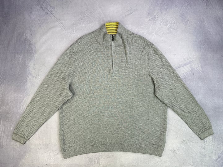 Hugo Boss 1/4 Zip Sweater - Size XXXL 3XL (VAT ONLY PAYABLE ON BUYERS PREMIUM)