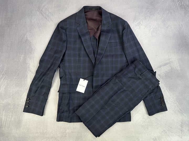 Paul Smith Gent's 2 Button Suit. Size: 40/50, Made From: 100% Wool. Rrp: £1000