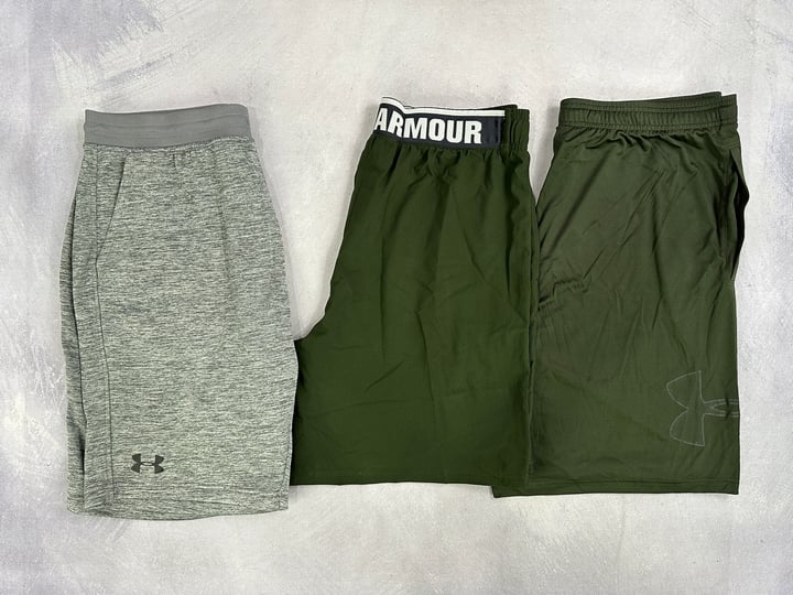 Under Armour Shorts 3x Units - Size XL (VAT ONLY PAYABLE ON BUYERS PREMIUM)