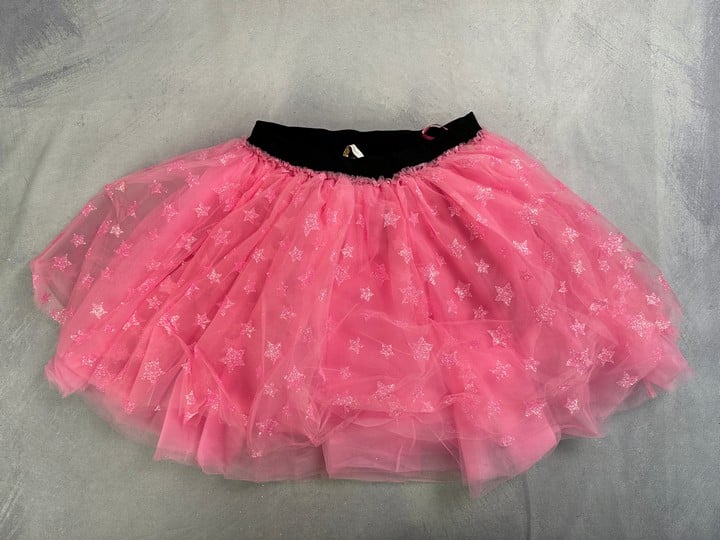 Miss Grant Fuchsia Glitter Star Tulle Skirt - Size 14 Years 44