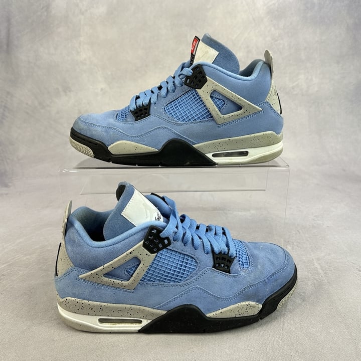 Air Jordan Retro 4 University Blue Sneakers CT8527-400 - Size UK 9  (VAT ONLY PAYABLE ON BUYERS PREMIUM)