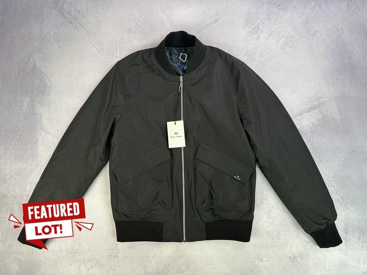 Paul Smith Men's Reversible Bomber. Size: S, Made From: 100% Polyester. Rrp: £275