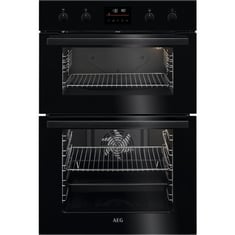 AEG 6000 SURROUND COOK BUILT IN DOUBLE OVEN - MODEL NO. DCB535060B - RRP £620