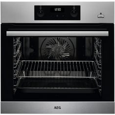 AEG 6000 BUILT IN SINGLE ELECTRIC OVEN - MODEL NO. BES355010M - RRP £320