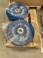 4 X 20 KG GYM WEIGHT DISCS .