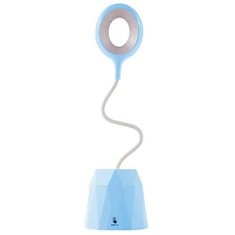 10 X AGOLATY LAMP HOLDER WITH MULTIFUNCTIONAL FAN, UNISEX-ADULT, BLUE TABLE LAMP, LARGE.