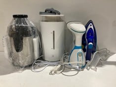 4 X HOUSEHOLD ITEMS INCLUDING AICOK SILVER JUICER.