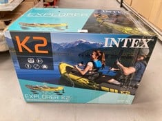 INTEX ADULT INFLATABLE KAYAK EXPLORER K2 FOR 2 PERSONS (68307).