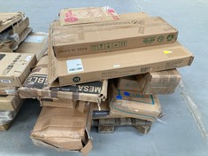 PALLET OF FURNITURE OF VARIOUS MODELS AND SIZES INCLUDING LIFT-UP TABLE (MAY BE BROKEN OR INCOMPLETE)