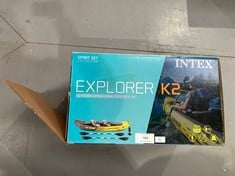 INTEX ADULT INFLATABLE KAYAK EXPLORER K2 FOR 2 PERSONS (68307).