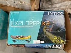 INTEX ADULT INFLATABLE KAYAK EXPLORER K2 FOR 2 PERSONS (68307).