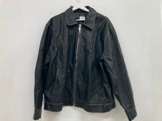 LEATHER JACKET BRAND BDG BLACK COLOUR SIZE M (TOTAL P.V.P 115€) - LOCATION 38A.