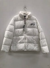 TOMMY HILFIGER WHITE JACKET SIZE S - LOCATION 10A.