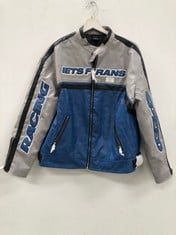 JACKET IETS FRANS COLOUR BLUE, GREY AND BLACK SIZE M (TOTAL P.V.P 115€) - LOCATION 6A.