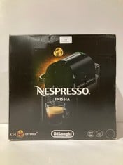 COFFEE MACHINE NESPRESSO INISSIA BLACK COLOUR - LOCATION 13A.