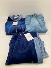 3 X JUICY COUTURE TRACKSUITS VARIOUS MODELS INCLUDING BLUE TROUSERS SIZE XS (TOTAL P.V.P 270€) - LOCATION 27A.