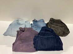 5 X BDG GARMENTS VARIOUS MODELS AND SIZES INCLUDING PURPLE TROUSERS SIZE 26W 30L (TOTAL P.V.P 352€) - LOCATION 44A.