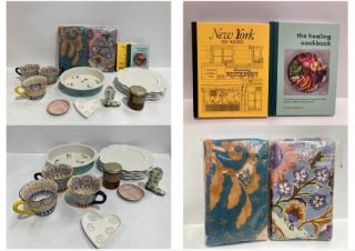 13 X ASSORTED ITEMS INCLUDING COOKBOOK (TOTAL P.V.P. €312) - LOCATION 41B.