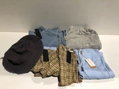 6 X GARMENTS VARIOUS BRANDS AND SIZES INCLUDING GREY CAP (TOTAL P.V.P 330€) - LOCATION 10B.