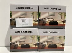 4 X MINI DOORBELLS