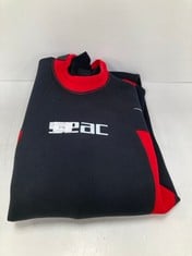 SEAC WETSUIT BLACK AND RED COLOUR SIZE M - LOCATION 32B.