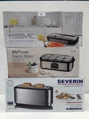 3 X KITCHEN ITEMS INCLUDING SEVERIN TOASTER - LOCATION 1C.