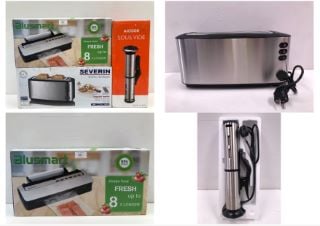 3 X KITCHEN ITEMS INCLUDING BLUSMART VACUUM PACKING MACHINE - LOCATION 5C.