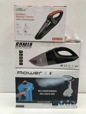 3 X ASSORTED CLEANING ITEMS INCLUDING ROWENTA ACCES STEAM - LOCATION 25C.