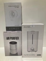 3 X HOUSEHOLD ITEMS INCLUDING HUMIDIFIER BEAUTURAL BRAND - LOCATION 29C.