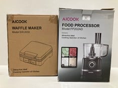 2 X HOUSEHOLD ITEMS INCLUDING AICOOK FOOD BLENDER MODEL FP202AD - LOCATION 37C.