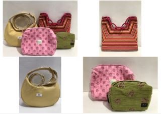 4 X DESIGNER BAGS AND VANITY CASES VARIOUS MODELS (TOTAL P.V.P 224€) - LOCATION 46C.