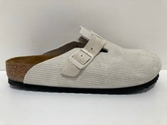 BIRKENSTOCK MODEO CLOGS UNSPECIFIED BEIGE COLOUR SIZE 40 (WITHOUT BOX) - LOCATION 41A.