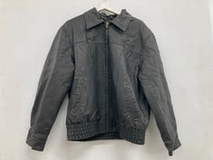 LEATHER JACKET BRAND BDG BLACK COLOUR SIZE S (TOTAL P.V.P 109€) - LOCATION 50A.