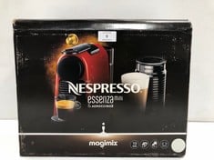 NESPRESSO MAGIMIX COFFEE MACHINE MODEL ESSENZA MINI WHITE COLOUR INCLUDING AEROCCINO3 - LOCATION 9A.