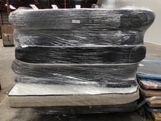 8 X VARIETY OF MATTRESSES OF DIFFERENT SIZES AND MODELS INCLUDING MATTRESS BOX HYBRID SPRING SAC UNSPECIFIED SIZES (MAY BE BROKEN OR DIRTY).