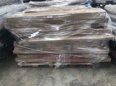 PALLET OF ASSORTED FURNITURE INCLUDING AUXILIARY KITCHEN FURNITURE FORES (MAY BE BROKEN OR INCOMPLETE).