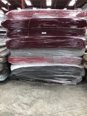 8 X VARIETY OF MATTRESSES OF DIFFERENT SIZES AND MODELS INCLUDING SAPPHIRE MATTRESSES OF UNSPECIFIED SIZES (MAY BE BROKEN OR DIRTY).