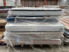 7 X MATTRESSES OF VARIOUS MODELS AND SIZES INCLUDING 150X190CM (MAY BE BROKEN OR DIRTY).