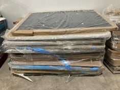 PALLET VARIETY OF BEDSTEADS AND UPHOLSTERED BASES INCLUDING BASE+LEGS 26CM 150X190CM (MAY BE BROKEN OR INCOMPLETE).