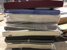 9 X VARIETY OF MATTRESSES OF DIFFERENT SIZES AND MODELS INCLUDING UNSPECIFIED WIN REST MATTRESSES (MAY BE BROKEN OR DIRTY).