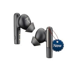 POLY (PLANTRONICS) VOYAGER FREE 60 UC HEADSET - NOISE CANCELLING FOR CLEAR CALLS - ACTIVE NOISE CANCELLING - PORTABLE CHARGING CASE - FOR IPHONE, ANDROID,PC/MAC, ZOOM AND TEAMS, RRP: 312.99€.