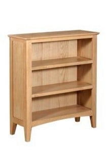 JAYWICK NATURAL WOOD SMALL BOOKCASE 830 X 330 X 940MM