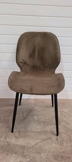 4 X ALLENFORD OLIVE GREEN COLOURED DINING CHAIR