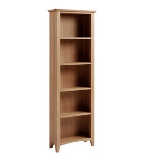 JAYWICK NATURAL OAK WOOD COLOURED LARGE BOOKCASE 830  X 330 X 1840MM