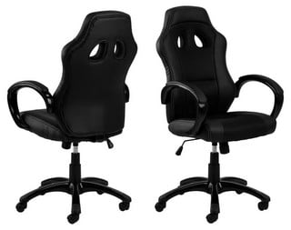 RACE BLACK COLOURED NYLON OFFICE/GAMING CHAIR