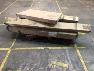 PALLET OF UNMATCHED BOXED FURNITURE COMPONENTS