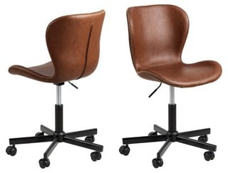 CERUS A1 BRANDY COLOURED LEATHER LOO RESTING CHAIR