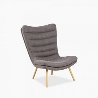 ABTHORPE LIGHT GREY FABRIC RESTING CHAIR