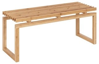 ABBIE BAMBOO BENCH 100X37, 5X44CM